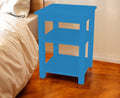 28'' Blue Solid Wood Nightstand