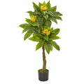 4 Plumeria Artificial Tree Uv Resistant (Indoor/Outdoor)