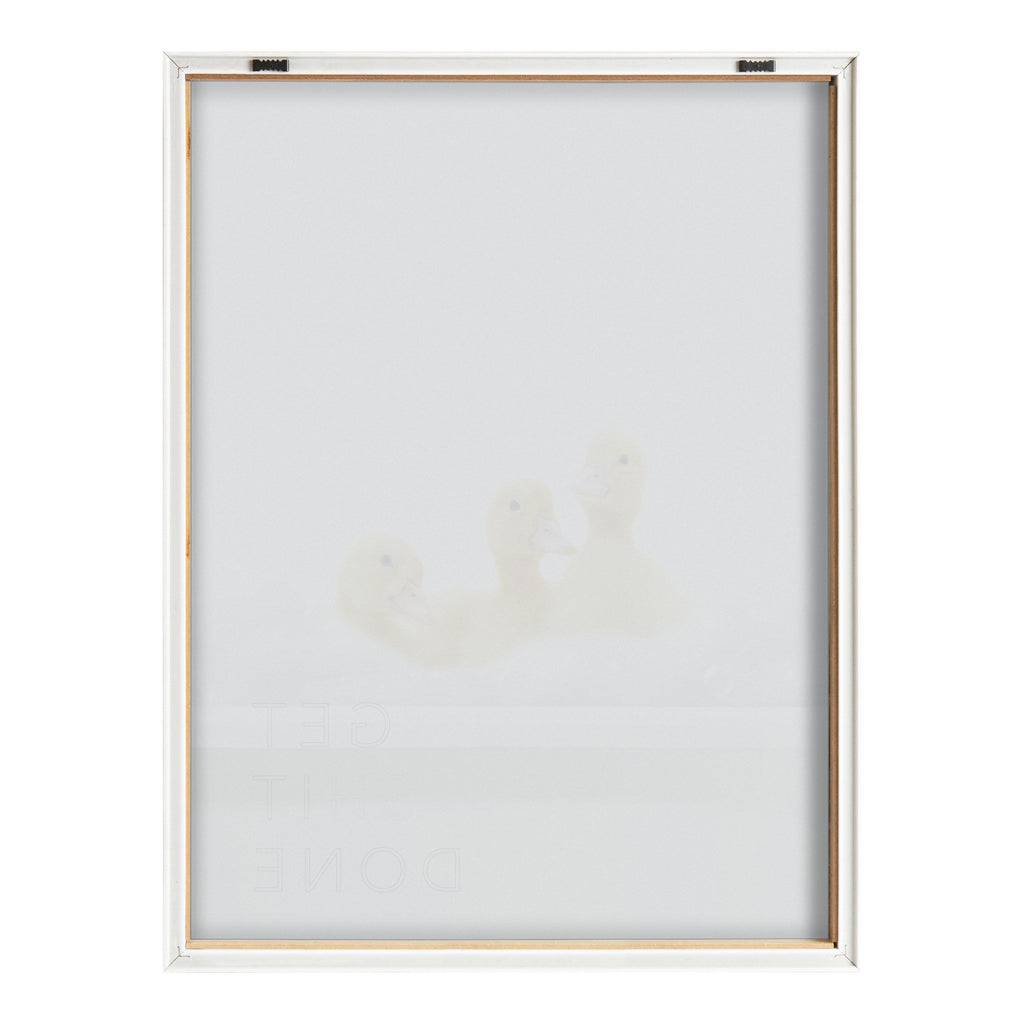 Blake Bathroom Bubble Bath 3 Ducks Framed Printed Glass by The Creative Bunch Studio