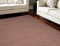 9' X 12' Brown Abstract Washable Area Rug