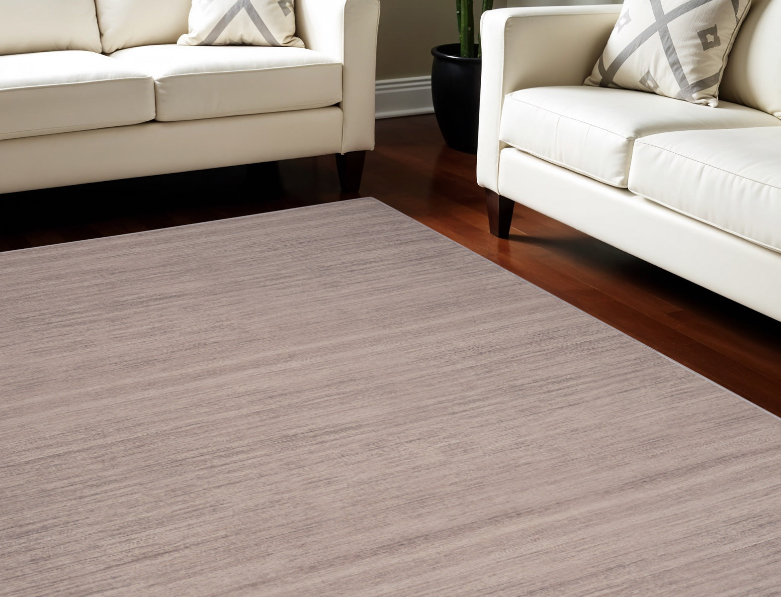 6' X 9' Gray Abstract Washable Area Rug