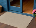 3 X 5 Natural And Light Brown Geometric Indoor Outdoor Area Rug