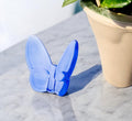 3'' Blue Crystal Butterfly Figurine Tabletop Sculpture