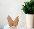 3'' Brown Crystal Butterfly Figurine Tabletop Sculpture