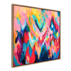 Sylvie EV Brushstroke 100 Framed Canvas by Jessi Raulet of Ettavee