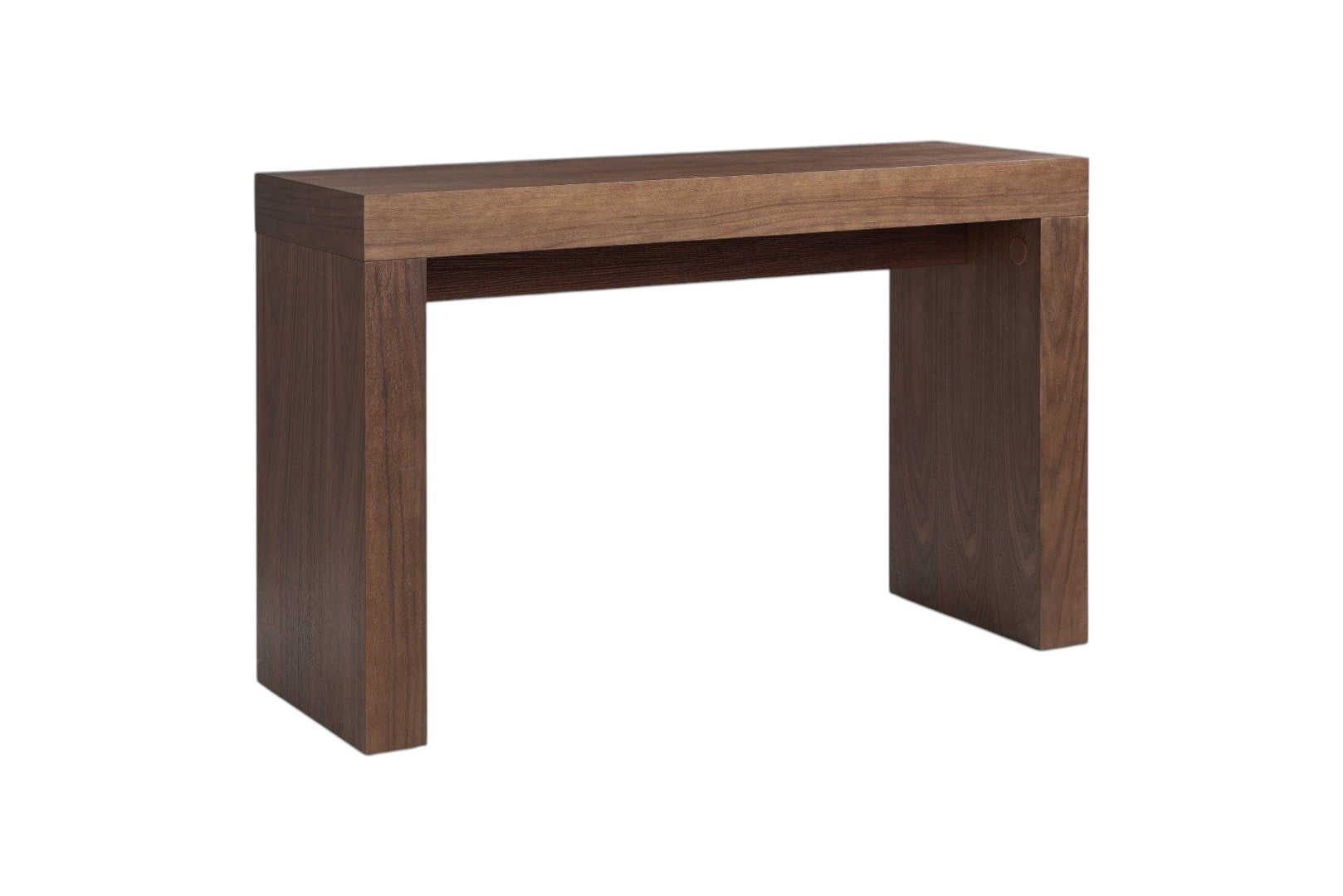 47'' Brown Wood Block Console Table