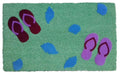 18'' X 30'' Green Coir Flip Flop Outdoor Door Mat