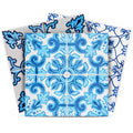 12 X 12 Mediterranean Blues Mosaic Peel and Stick Tiles