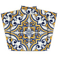 12 X 12 Blue and Yellow Neutral Gina Peel And Stick Removable Tile