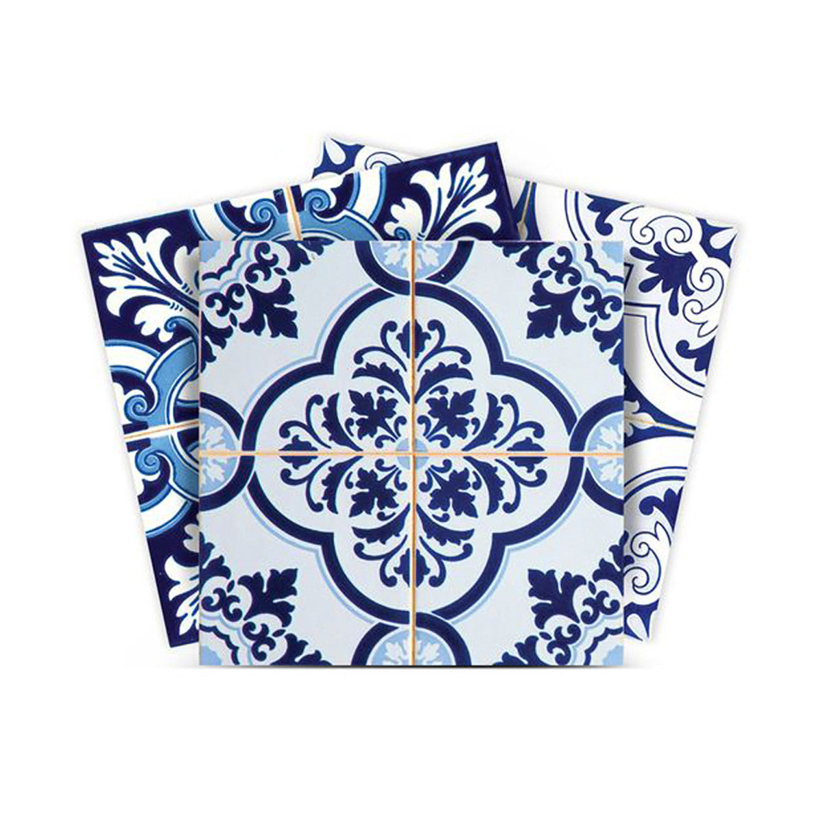 12 X 12 Azul Multi Mosaic Peel and Stick Tiles