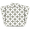 12 X 12 Sage Gray Fleur Removable Peel and Stick Tiles