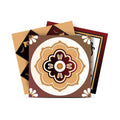 12 X 12 Shades of Brown Mosaic Peel and Stick Removable Tiles