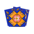 12 X 12 Blue and Gold Celestial Mosaic Peel and Stick Removable Tiles