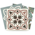 12 X 12 Vintage Sage Mosaic Peel and Stick Removable Tiles