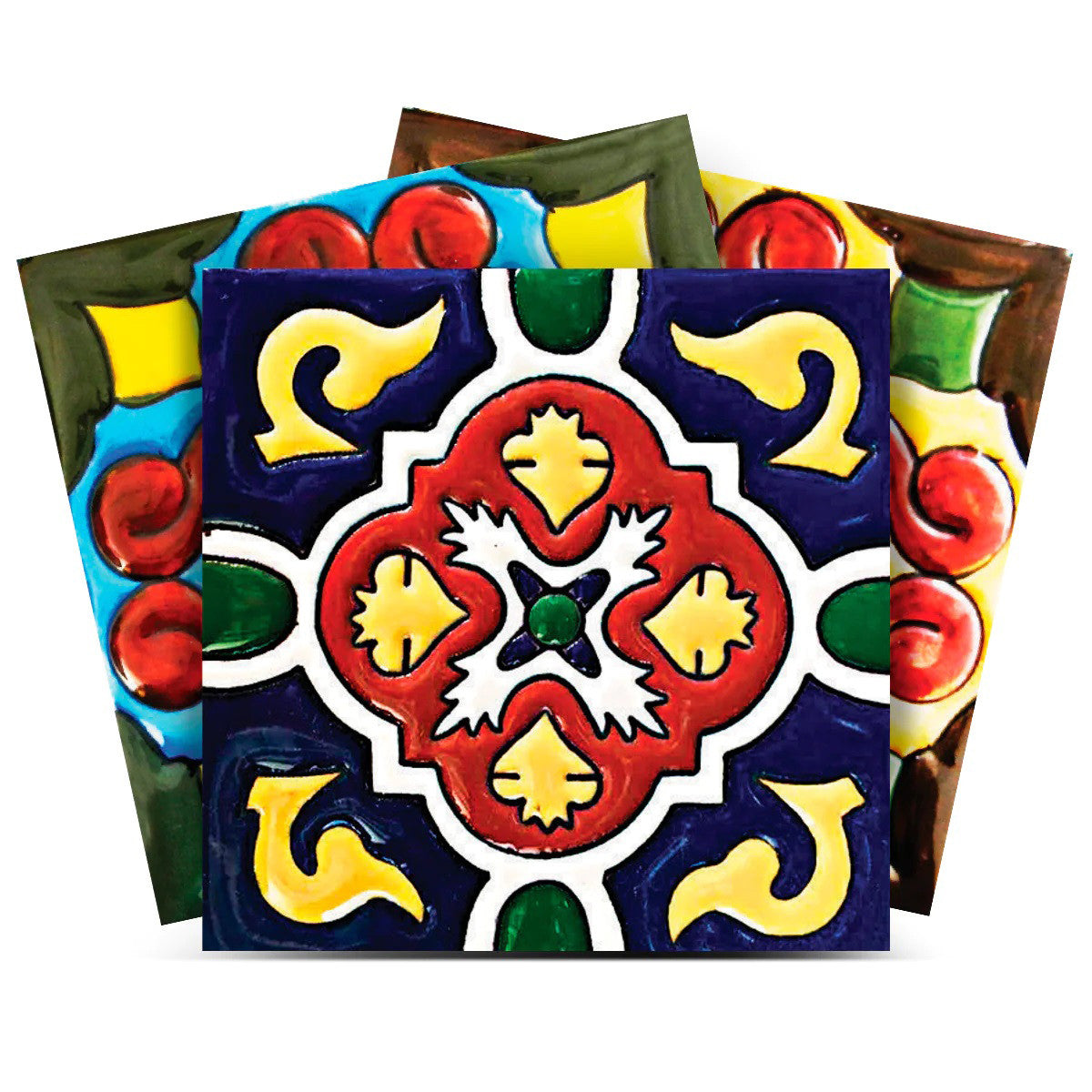 12 X 12 Festival Brights Mosaic Peel and Stick Removable Tiles