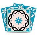 12 X 12 Sky Blue Mosaic Peel and Stick Removable Tiles