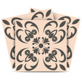 12 X 12 Charcoal Orchid Peel and Stick Removable Tiles