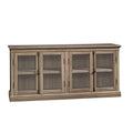 Barrister Lane Credenza, For TVs up to 70, Salt Oak finish