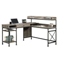 Canal Street L Desk, Northern Oak finish