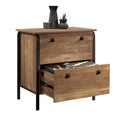 Station House File Cabinet, Etched Oak finish