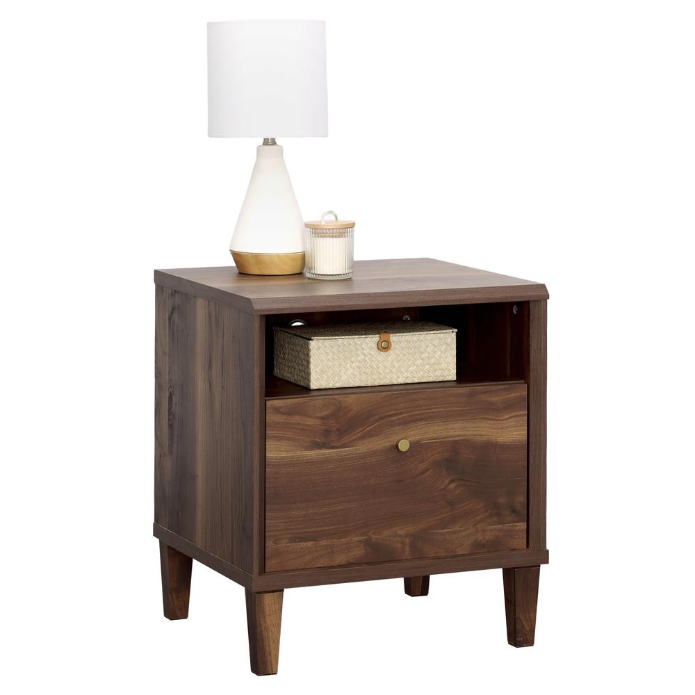 Willow Place Night Stand, Grand Walnut finish