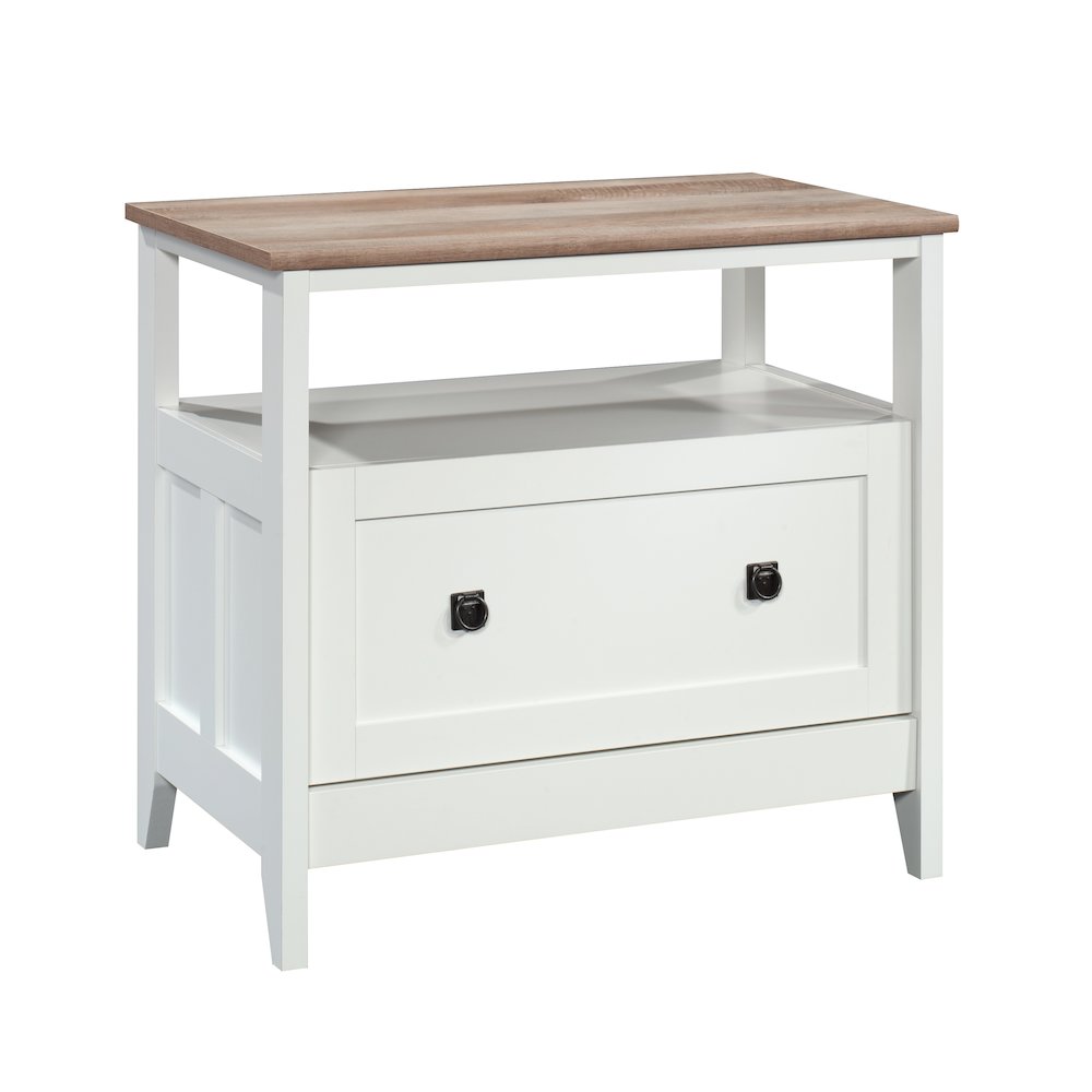 August Hill File Cabinet, Soft White finish