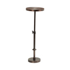 Engles Adjustable Embossed Metal Table and Plant Stand