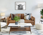 Blake Highland Cow Portrait Framed Printed Art by Amy Peterson Art Studio