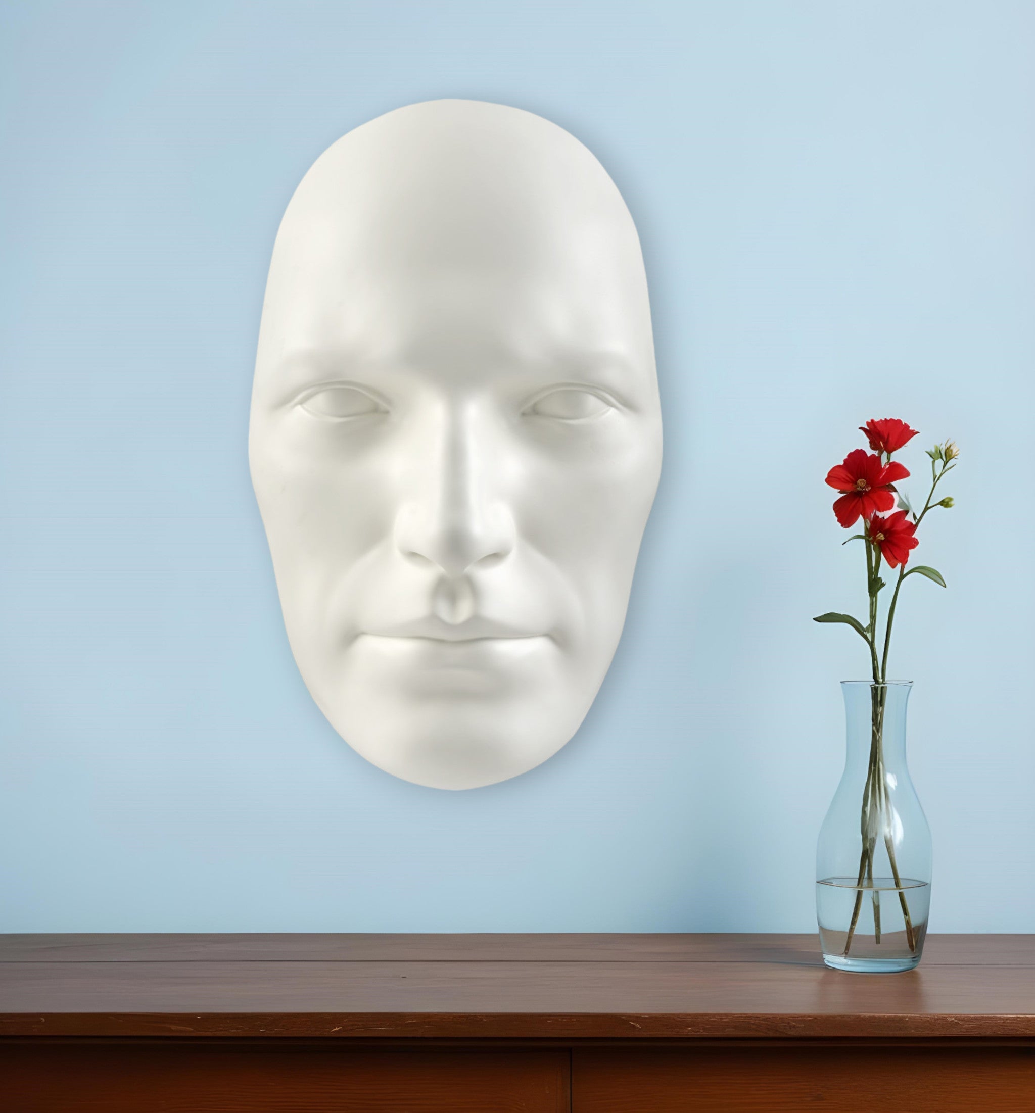 28'' X 17'' White People Handmade Resin Wall Decor