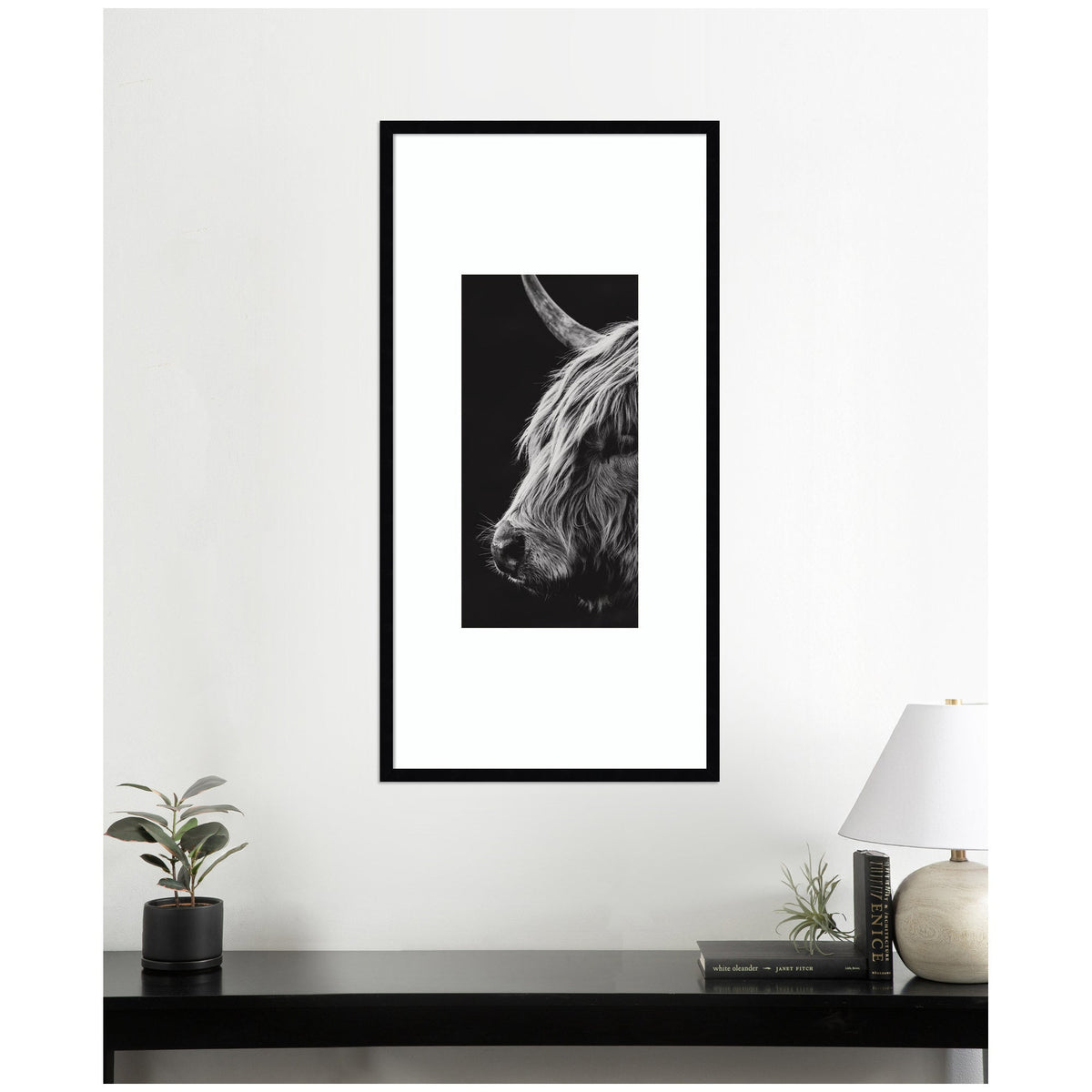 Scottish Highland by Crystal Lynn Collins Framed Wall Art Print