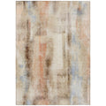 10' X 14' Beige And Brown Washable Non Skid Indoor Outdoor Area Rug