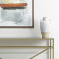 16 Beige And Ivory Amphora Terracotta Urn
