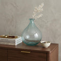 10 Aqua Bubble Glass Round Table Vase