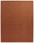 2' X 3' Orange Wool Hand Woven Area Rug