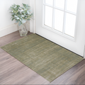 2' X 3' Tan and Green Power Loom Area Rug