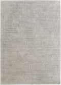 10' X 14' Gray and Ivory Abstract Hand Woven Worn Faded Area Rug