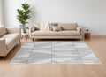 9' X 12' Black and Ivory Abstract Hand Woven Area Rug