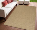 4 X 6 Tan And Brown Geometric Indoor Outdoor Area Rug