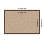 Pinboard Beige Lattice Pattern