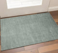 2 X 3 Gray Wool Hand Woven Area Rug