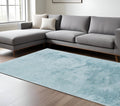 9 X 14 Sky Blue Area Rug