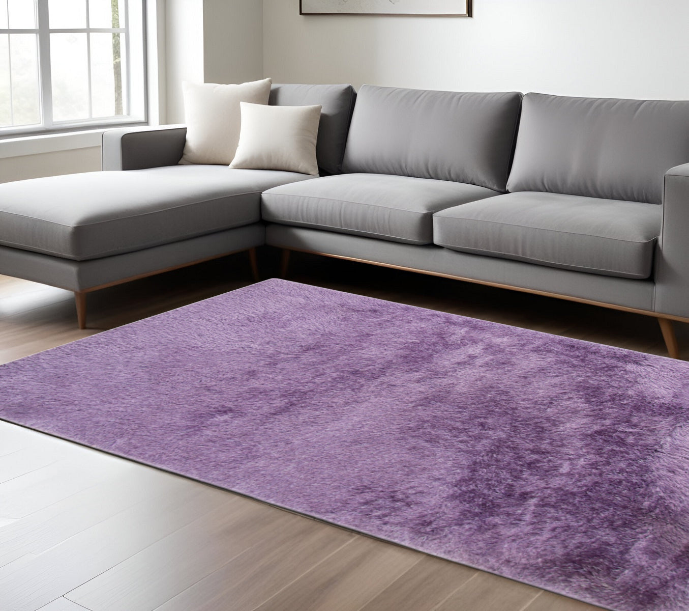 9 X 14 Purple Area Rug