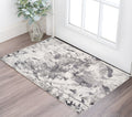 2 X 3 Ivory And Gray Abstract Area Rug