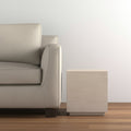 20 Natural Distressed Solid Wood Square Block End Table