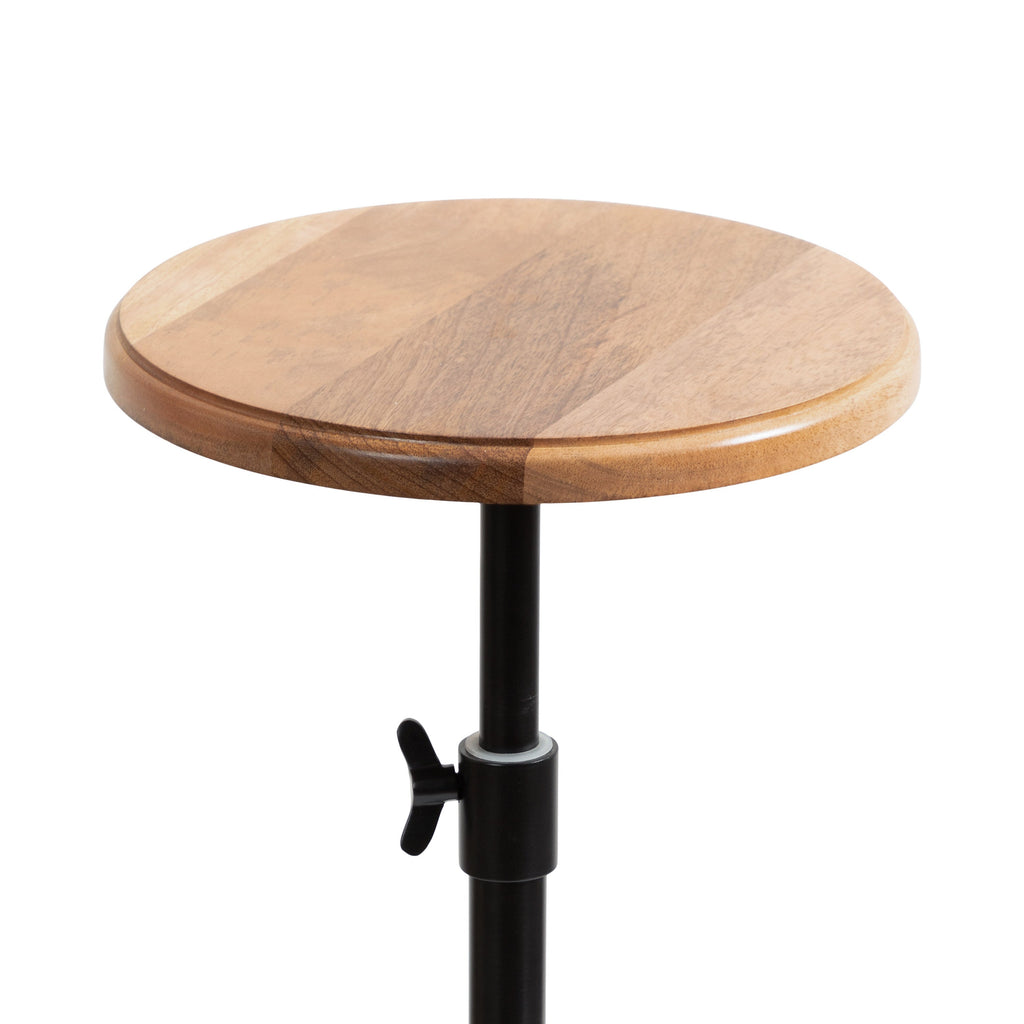 Engles Adjustable Wood Table and Plant Stand