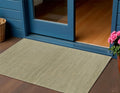 2 X 4 Green And Gold Abstract Indoor Outdoor Area Rug