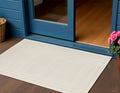 2 X 4 Ivory And Gold Indoor Outdoor Area Rug