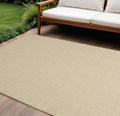 10 X 14 Natural Geometric Indoor Outdoor Area Rug