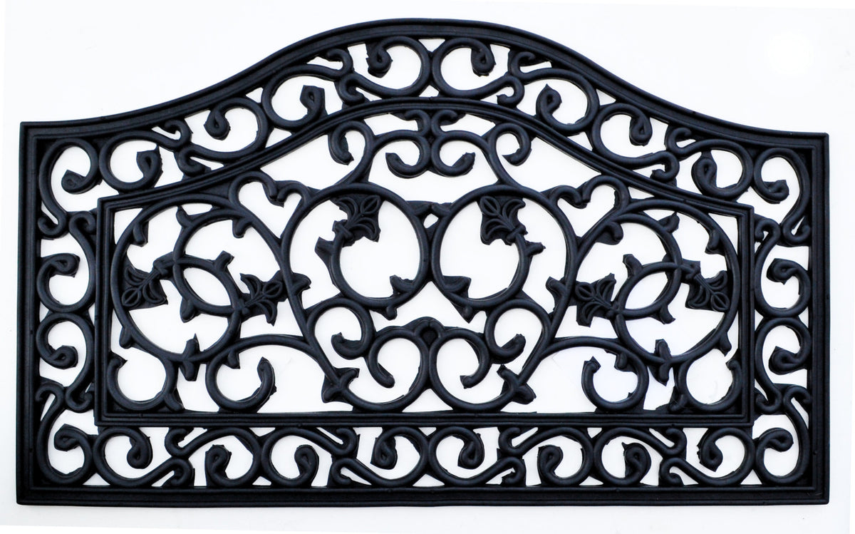 18'' X 30'' Black Rubber Outdoor Door Mat