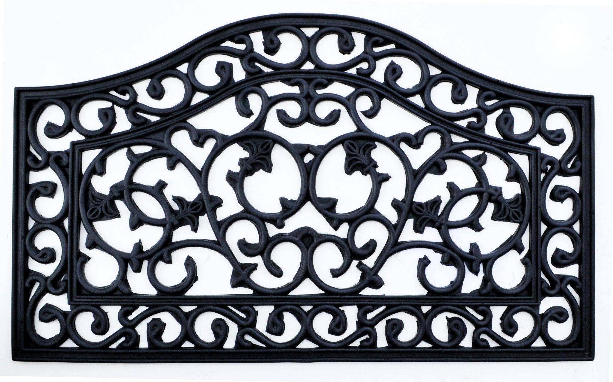 18'' X 30'' Black Rubber Outdoor Door Mat